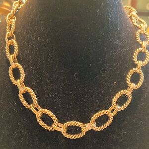 Premier Designs Gold-Tone Twisted Rope Link Necklace - Women